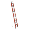 24 feet Fiberglass Extension Ladder with 300-Pound Capacity